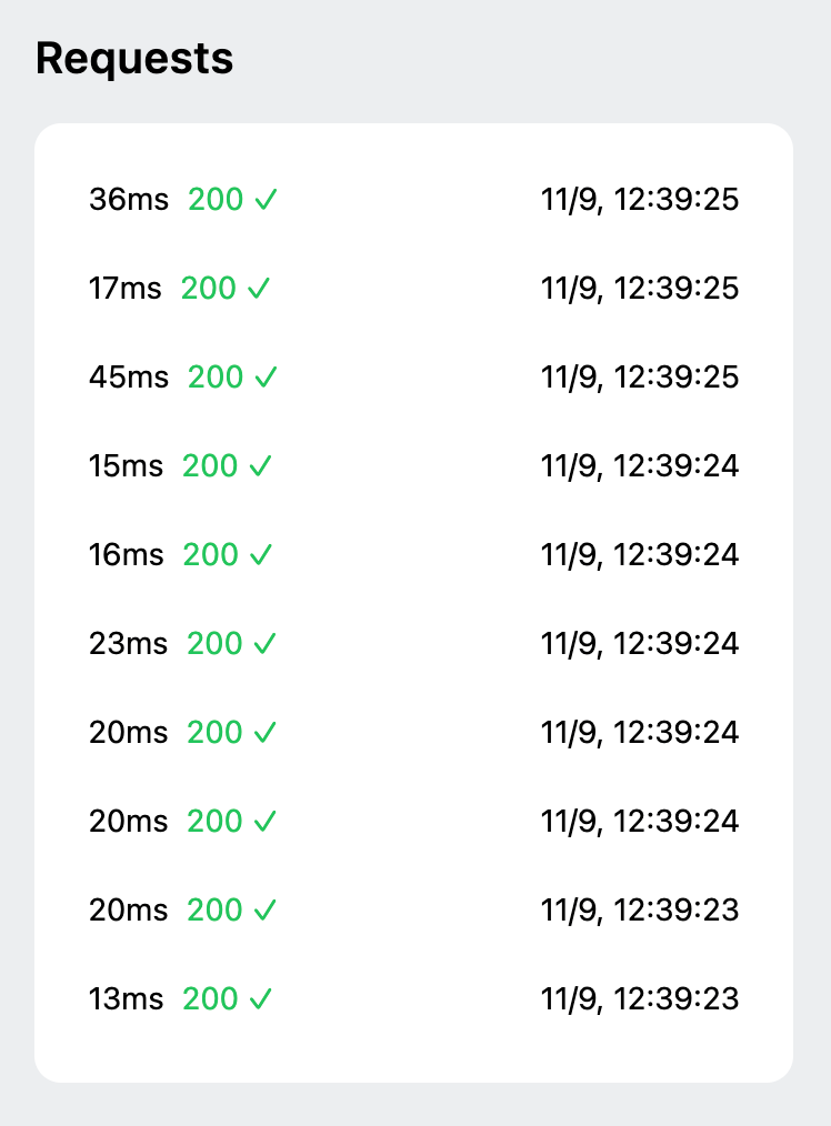 Banana AI request history
