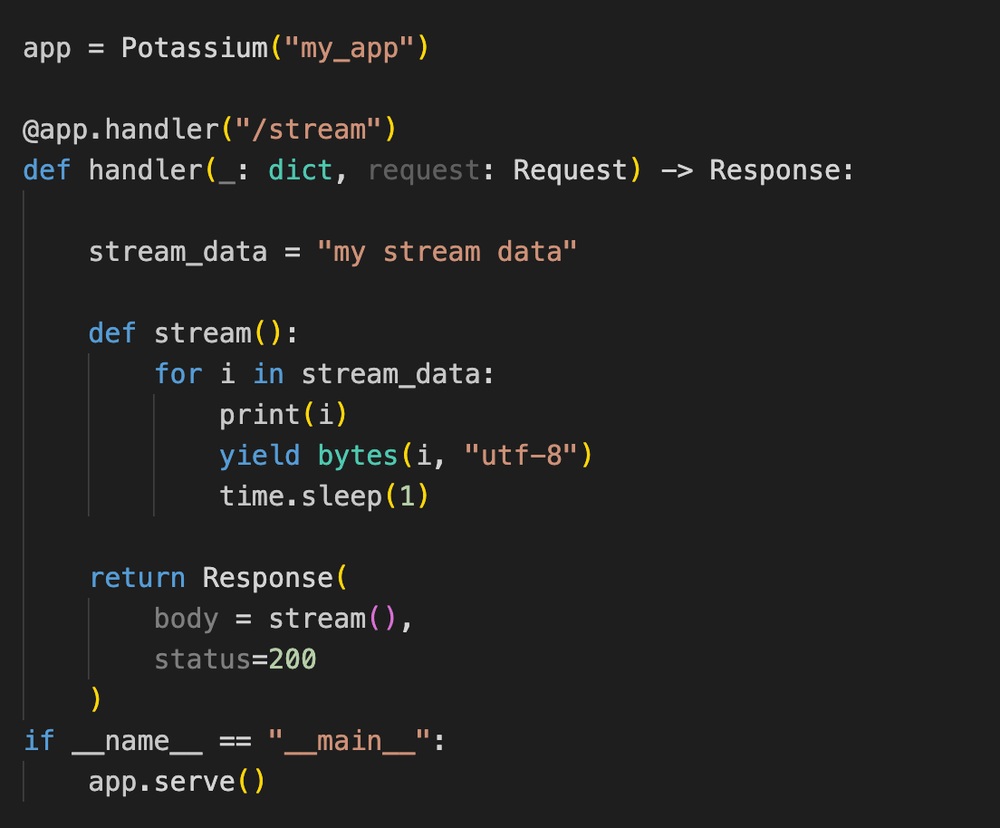 Banana AI response streaming